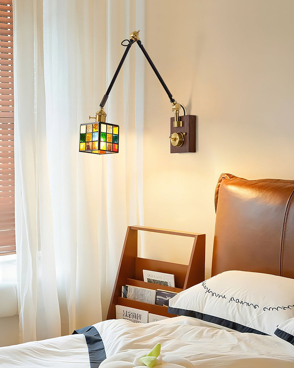 Tiffany Applique Mosaïque Bois - Neutralighting