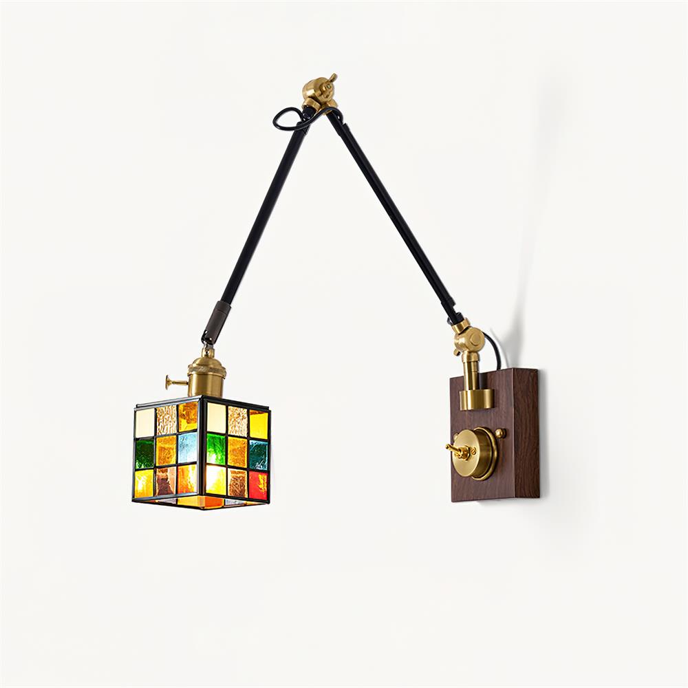 Tiffany Applique Mosaïque Bois - Neutralighting