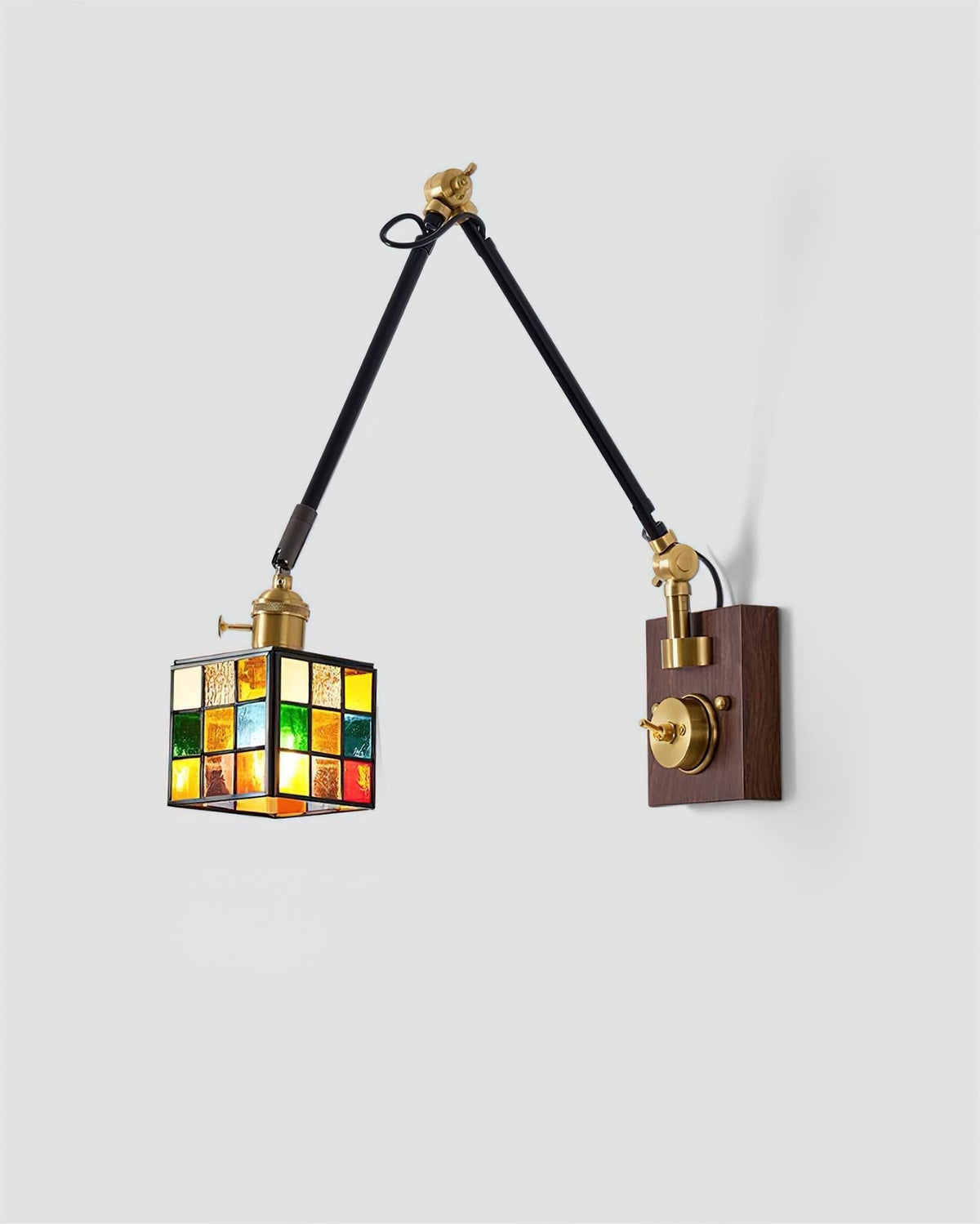 Tiffany Applique Mosaïque Bois - Neutralighting