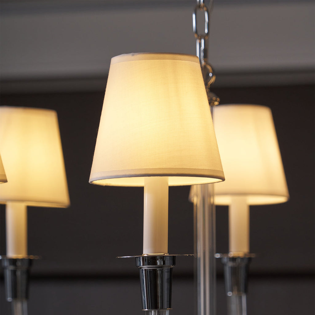 Syvinor Lustre Postmoderne Luxe Cristal Tissu - Neutralighting