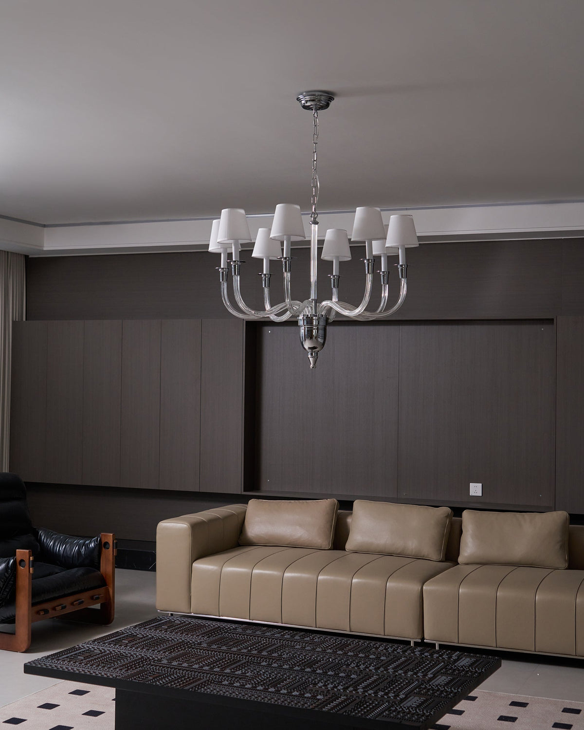 Syvinor Lustre Postmoderne Luxe Cristal Tissu - Neutralighting