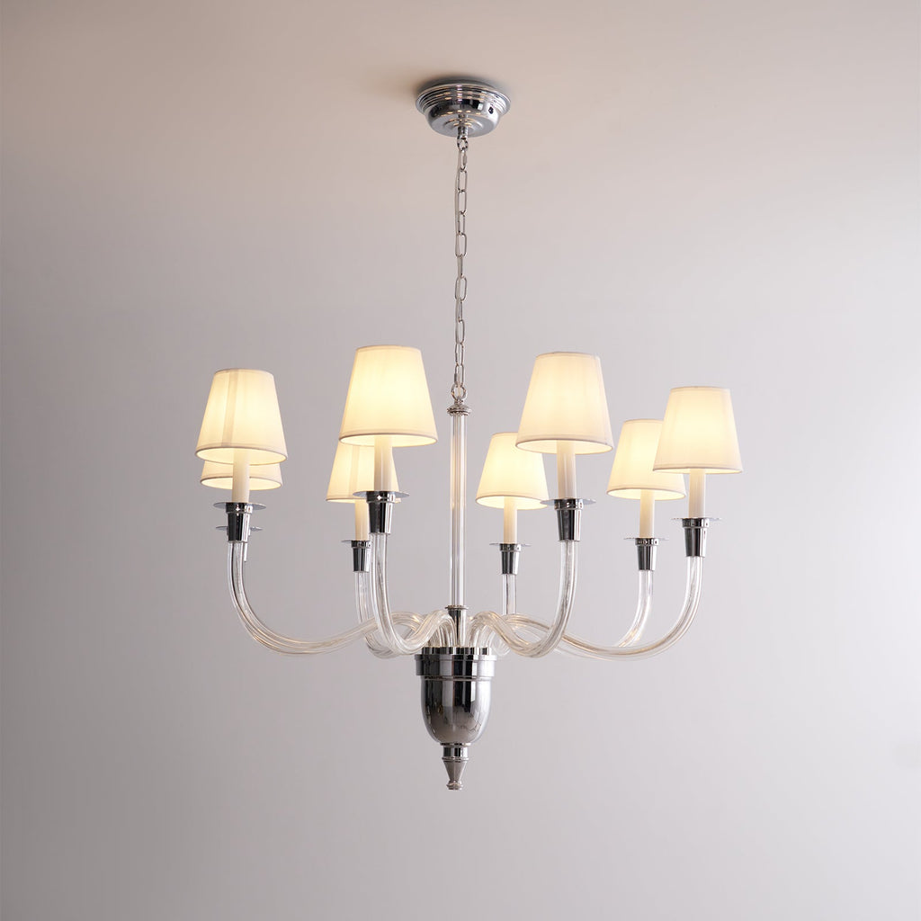 Syvinor Lustre Postmoderne Luxe Cristal Tissu - Neutralighting