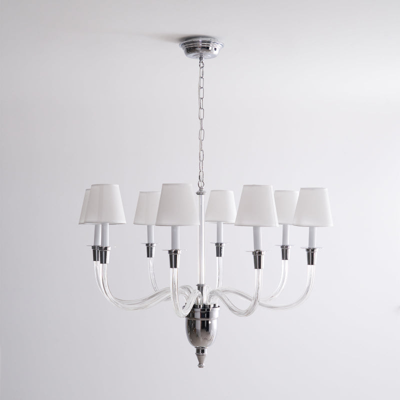 Syvinor Lustre Postmoderne Luxe Cristal Tissu - Neutralighting