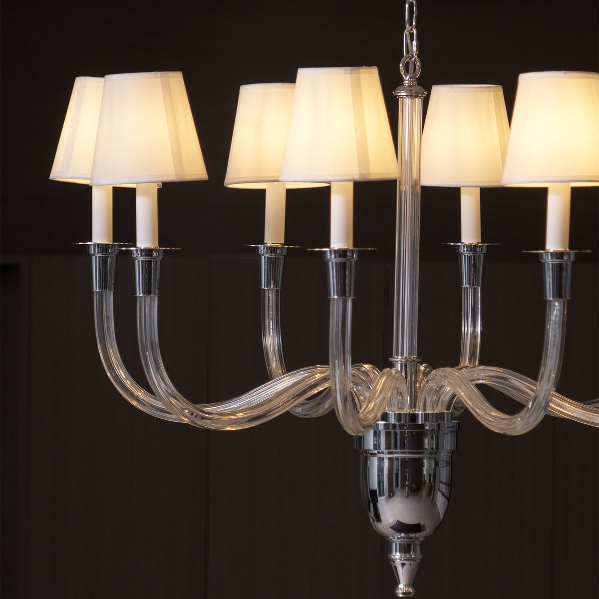 Syvinor Lustre Postmoderne Luxe Cristal Tissu - Neutralighting