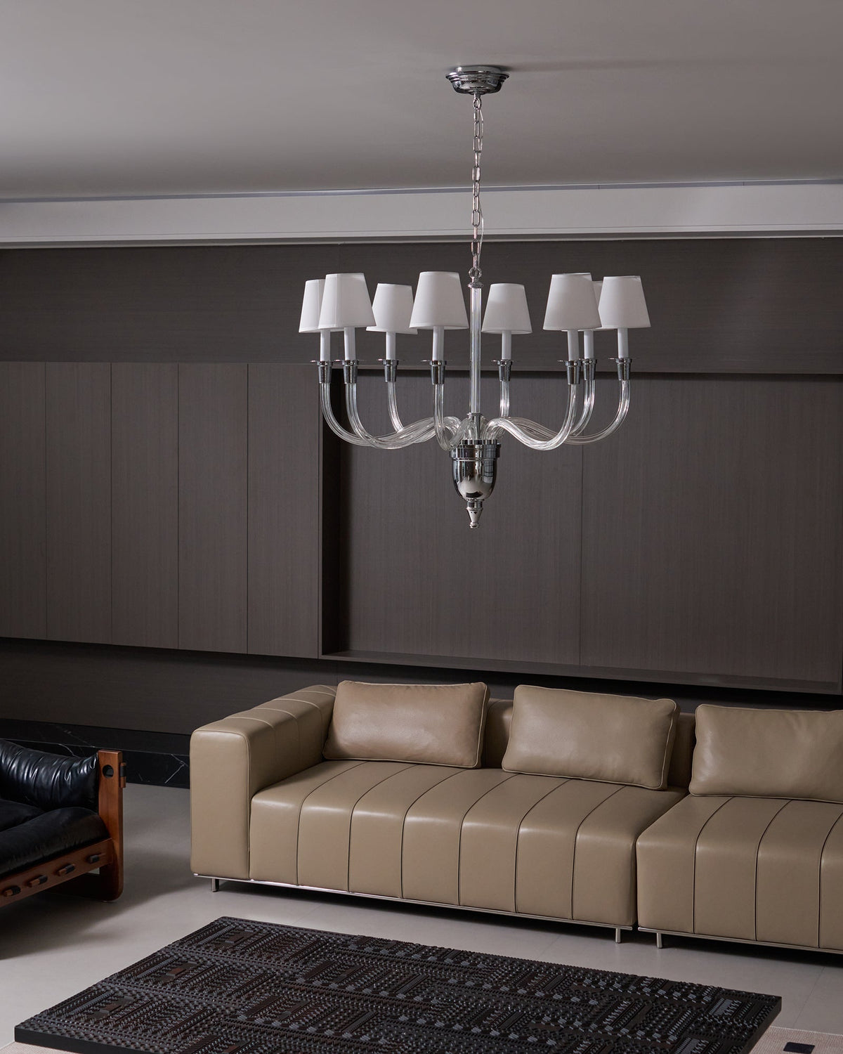 Syvinor Lustre Postmoderne Luxe Cristal Tissu - Neutralighting