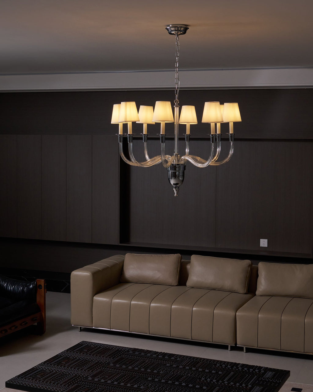 Syvinor Lustre Postmoderne Luxe Cristal Tissu - Neutralighting