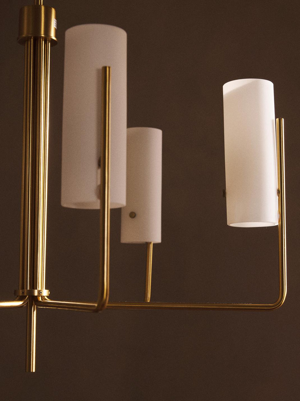 Ivraeus Lustre Vintage Industriel Laiton Verre - Neutralighting