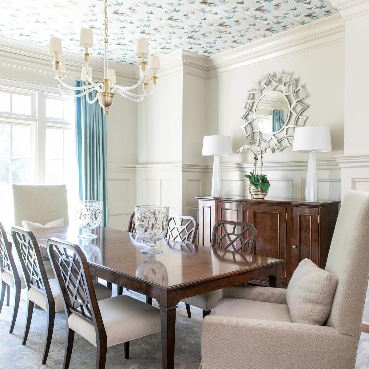 Syvinor Lustre Postmoderne Luxe Cristal Tissu - Neutralighting
