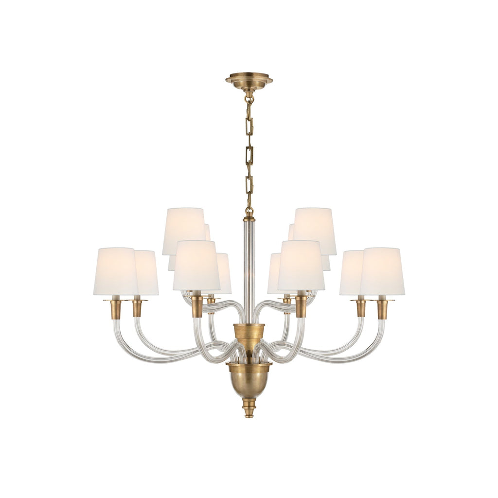 Syvinor Lustre Postmoderne Luxe Cristal Tissu - Neutralighting