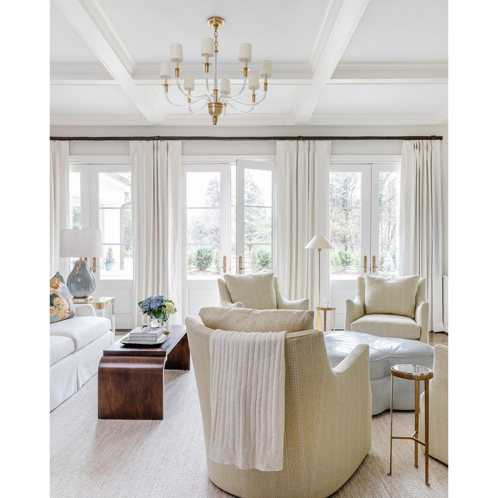 Syvinor Lustre Postmoderne Luxe Cristal Tissu - Neutralighting
