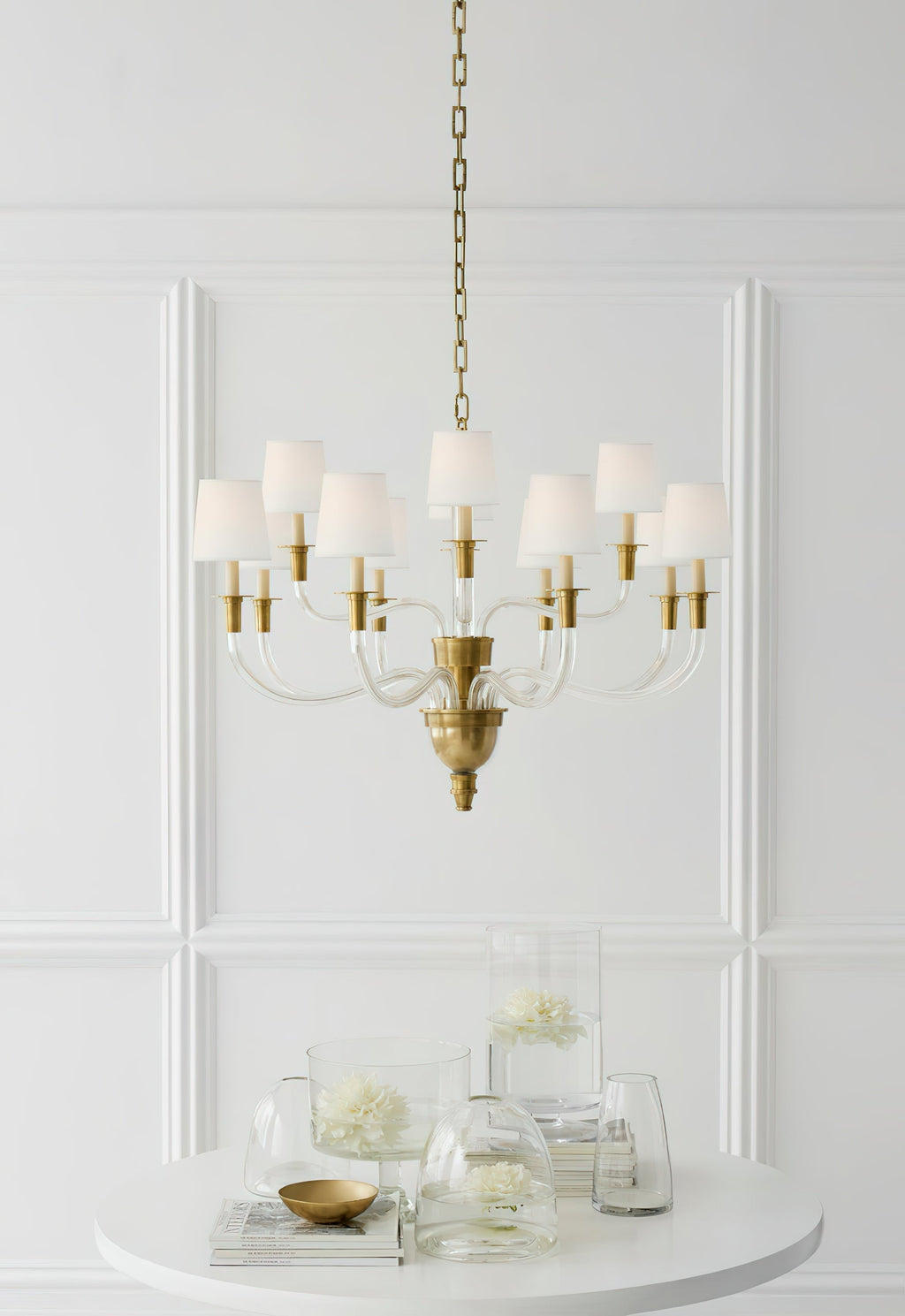 Syvinor Lustre Postmoderne Luxe Cristal Tissu - Neutralighting