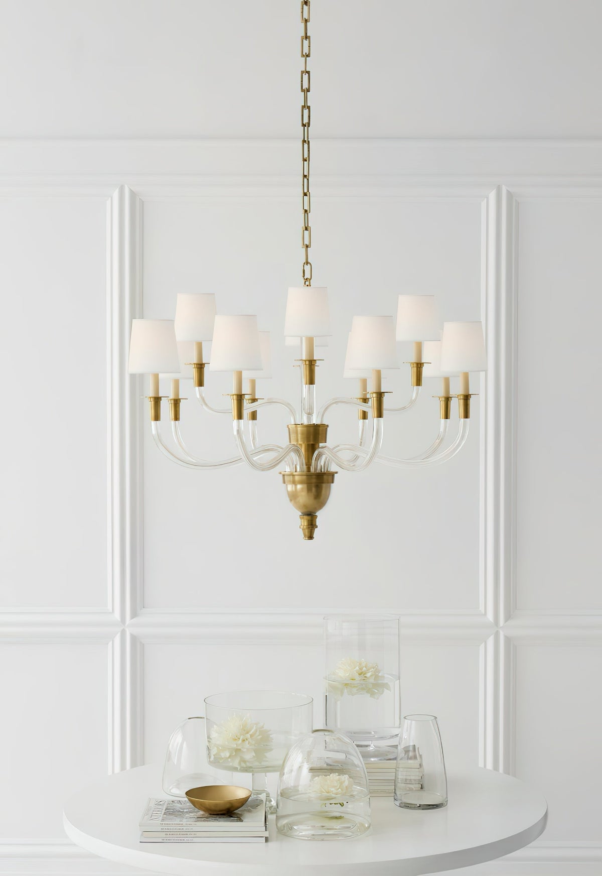 Syvinor Lustre Postmoderne Luxe Cristal Tissu - Neutralighting