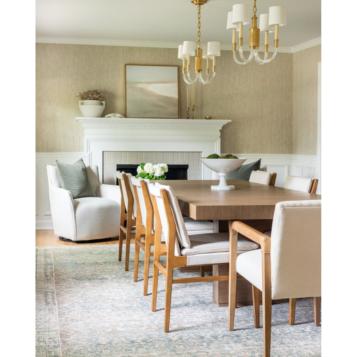 Syvinor Lustre Postmoderne Luxe Cristal Tissu - Neutralighting