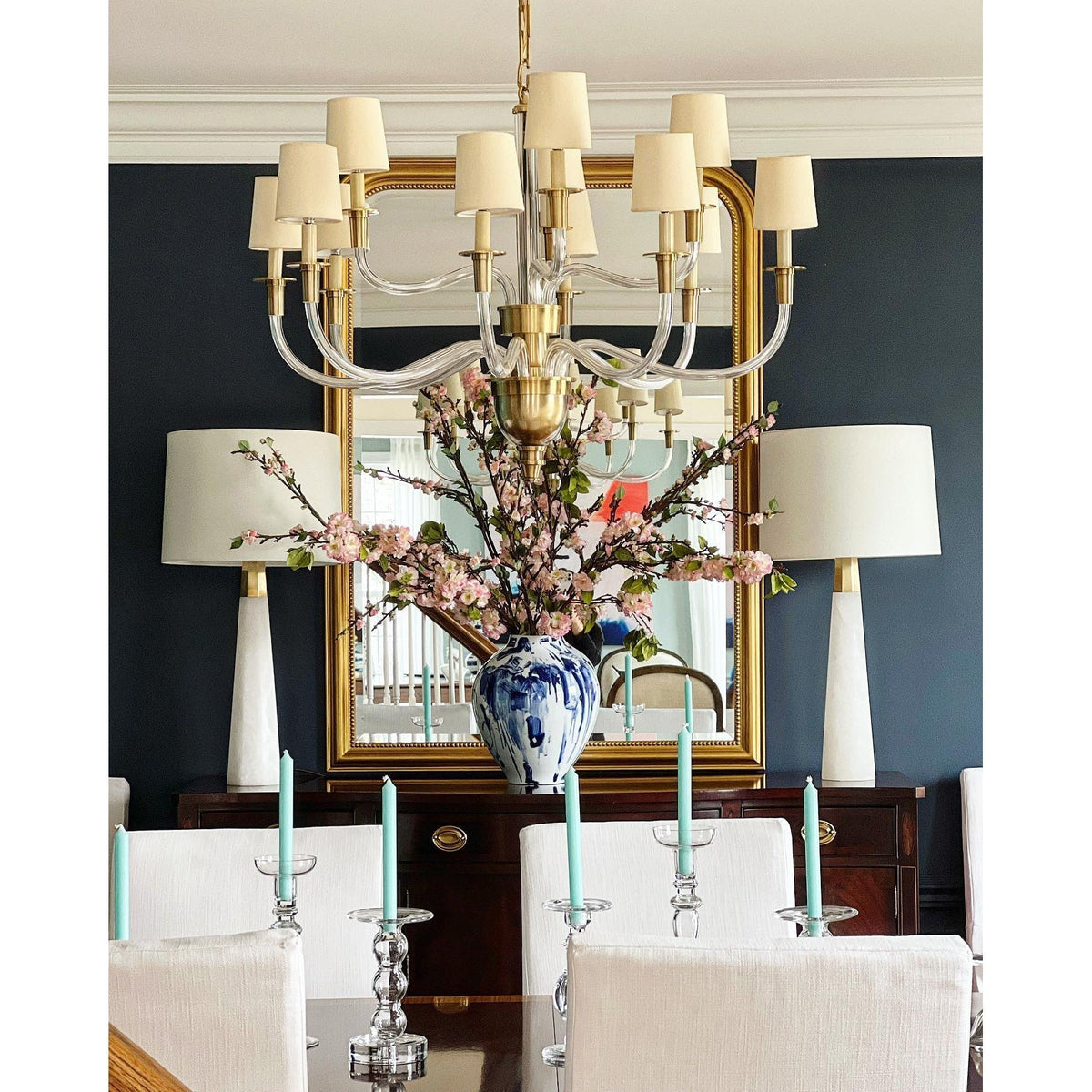 Syvinor Lustre Postmoderne Luxe Cristal Tissu - Neutralighting