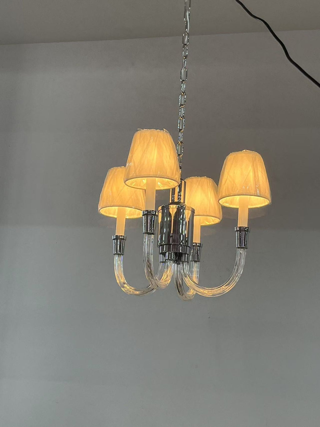 Syvinor Lustre Postmoderne Luxe Cristal Tissu - Neutralighting