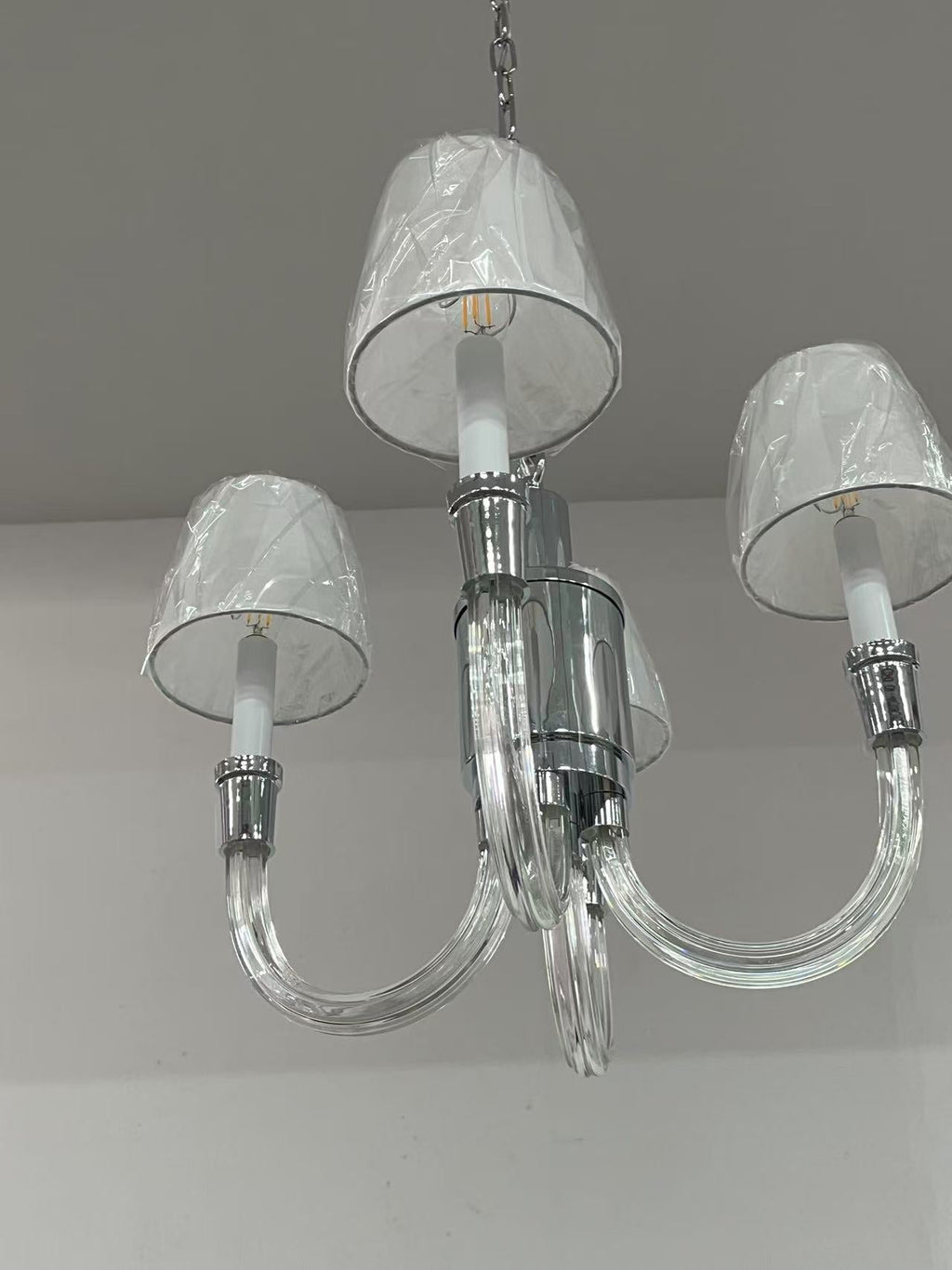 Syvinor Lustre Postmoderne Luxe Cristal Tissu - Neutralighting