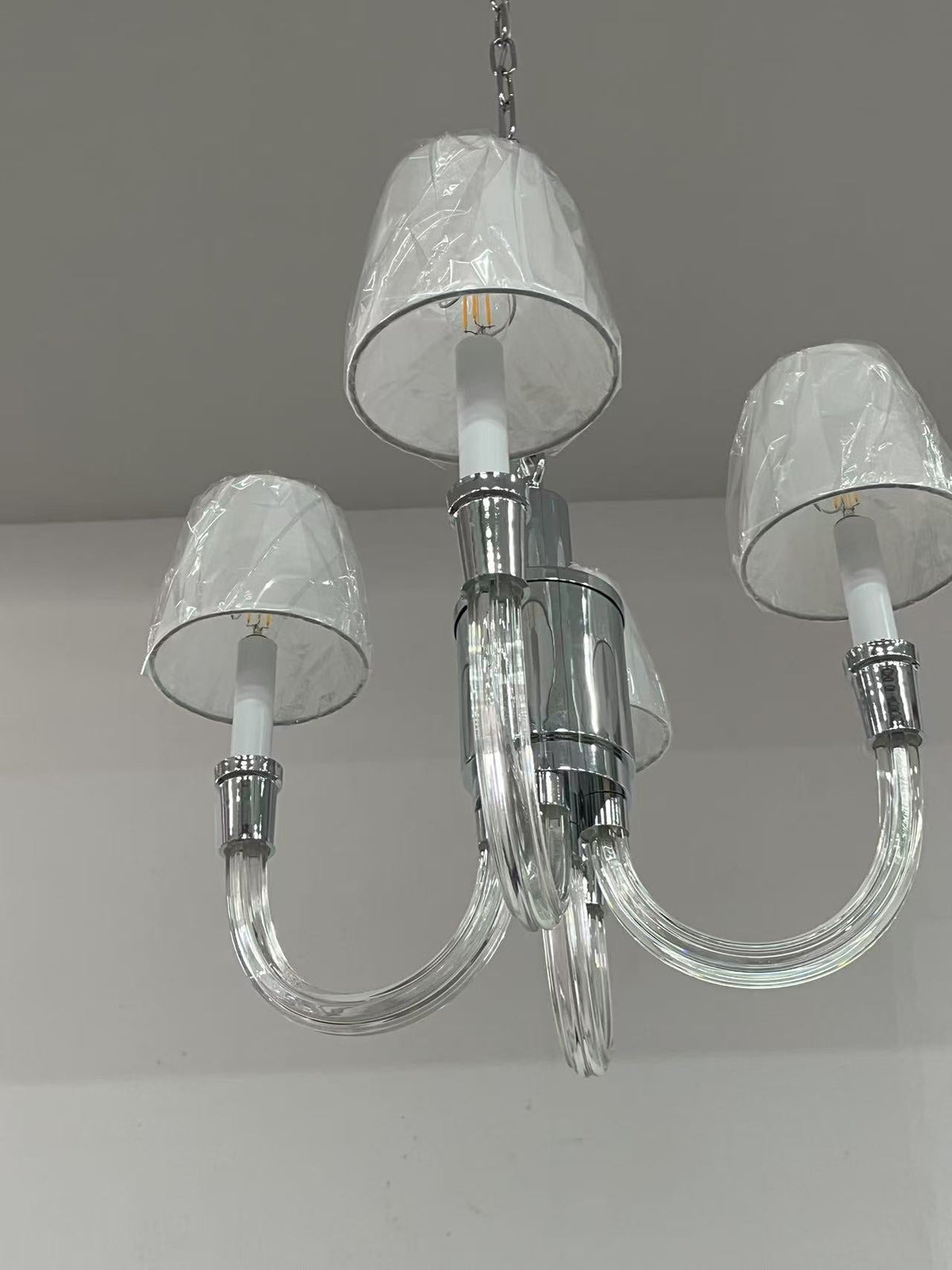 Syvinor Lustre Postmoderne Luxe Cristal Tissu - Neutralighting
