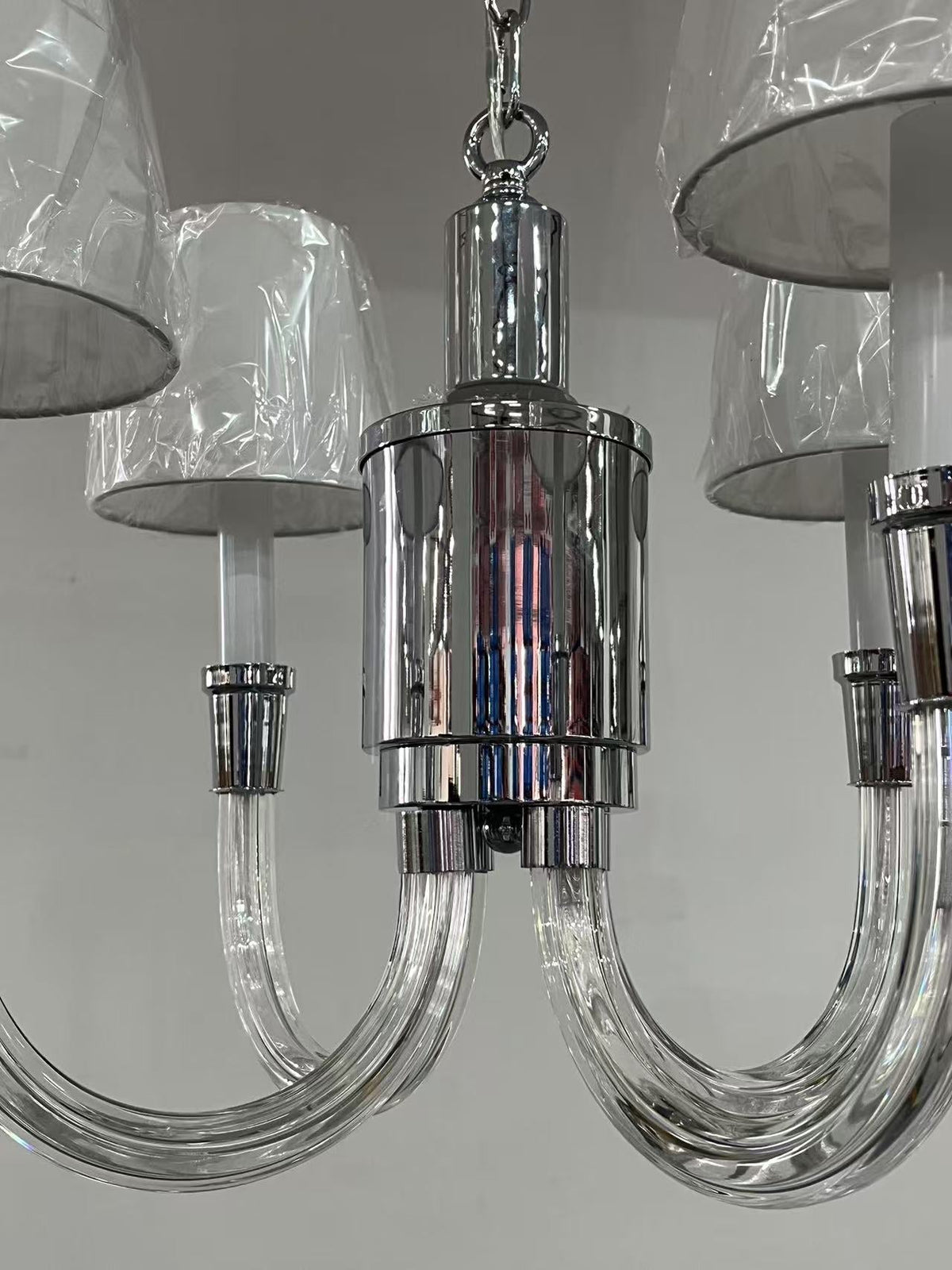 Syvinor Lustre Postmoderne Luxe Cristal Tissu - Neutralighting
