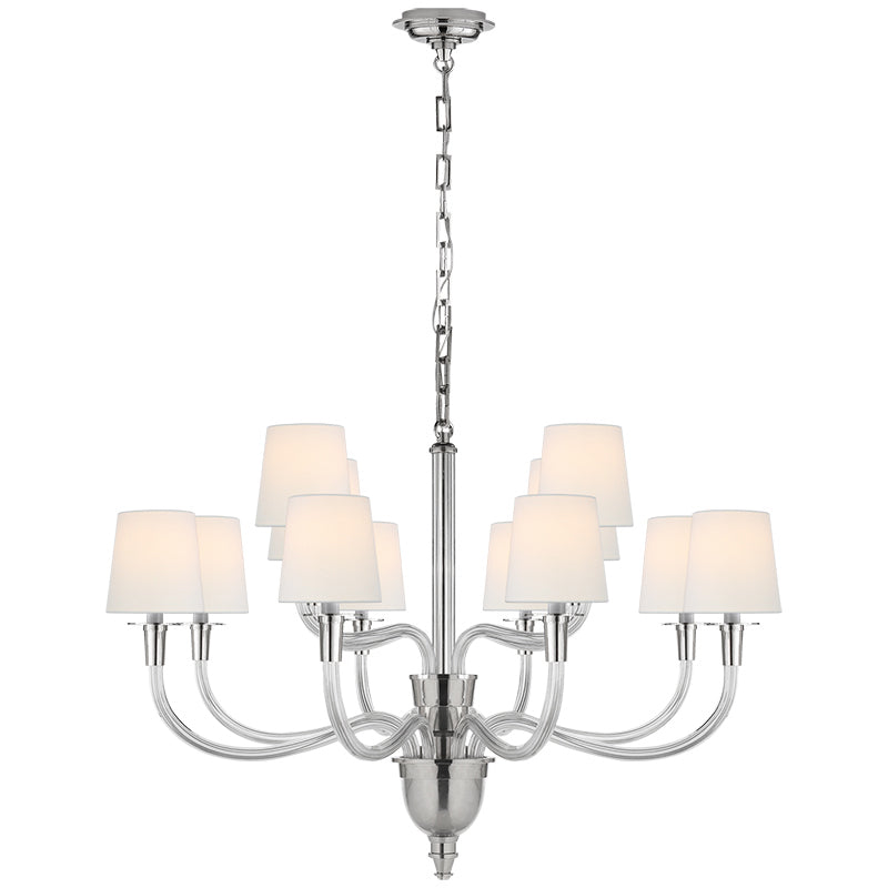 Syvinor Lustre Postmoderne Luxe Cristal Tissu - Neutralighting