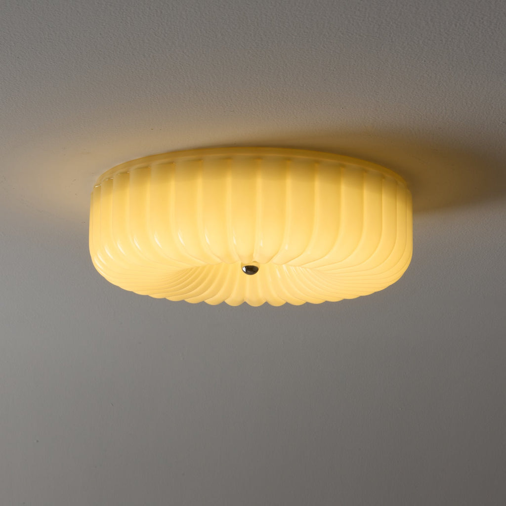 Lyvelus Plafonnier Verre Ondulé Art Nordique - Neutralighting