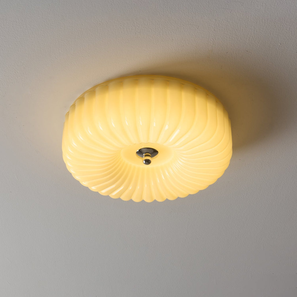Lyvelus Plafonnier Verre Ondulé Art Nordique - Neutralighting