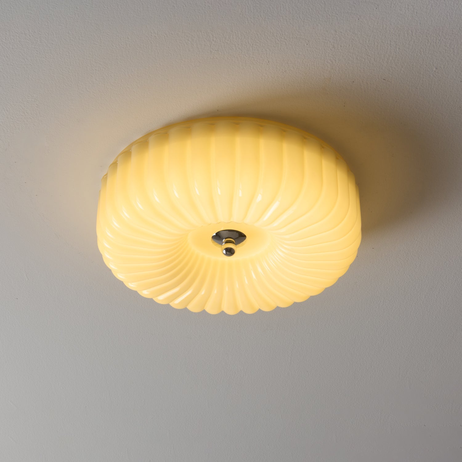 Lyvelus Plafonnier Verre Ondulé Art Nordique - Neutralighting