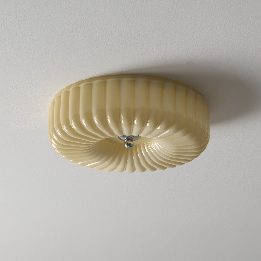 Lyvelus Plafonnier Verre Ondulé Art Nordique - Neutralighting