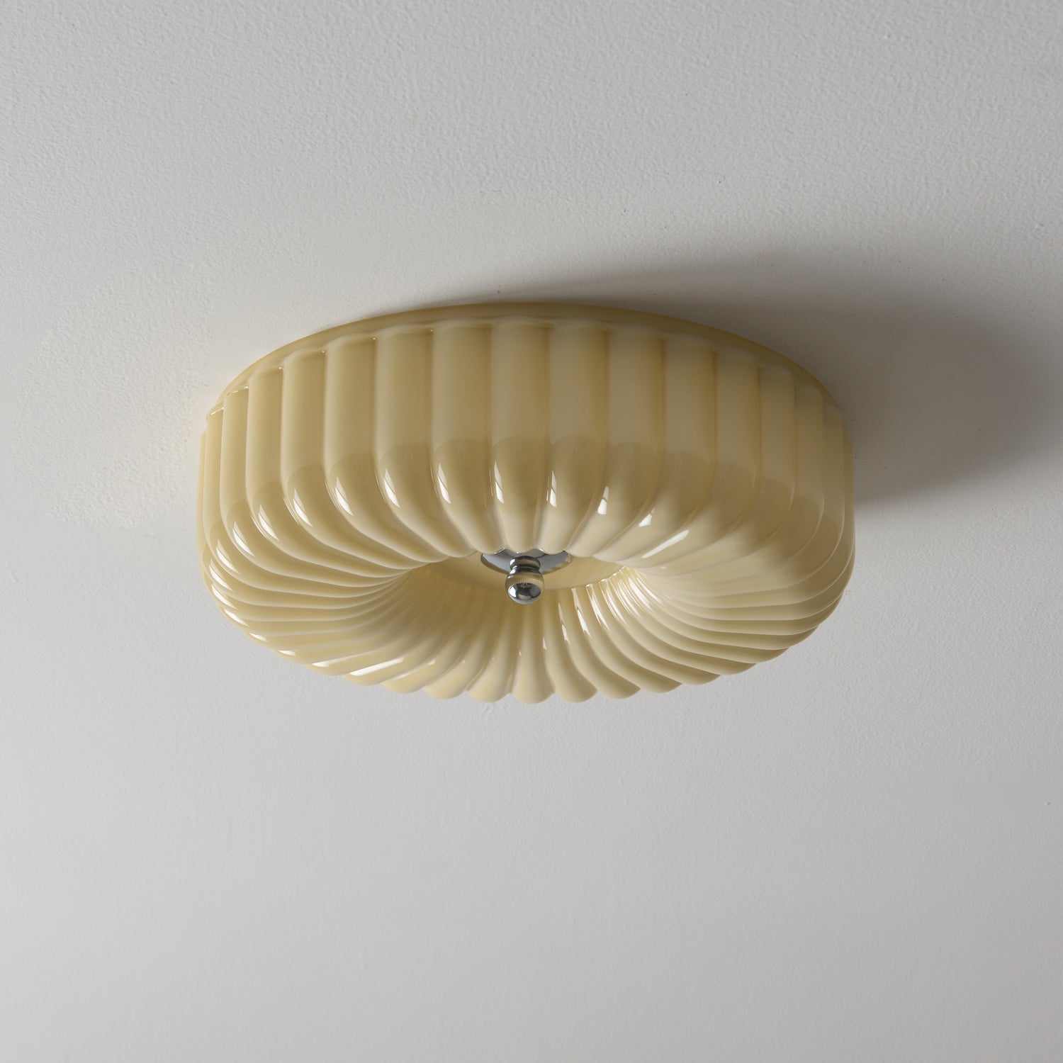 Lyvelus Plafonnier Verre Ondulé Art Nordique - Neutralighting