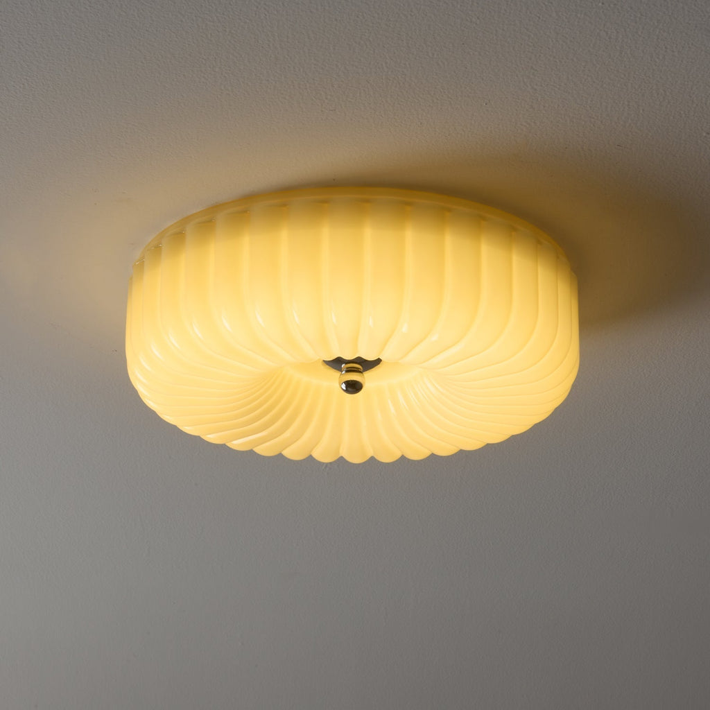 Lyvelus Plafonnier Verre Ondulé Art Nordique - Neutralighting