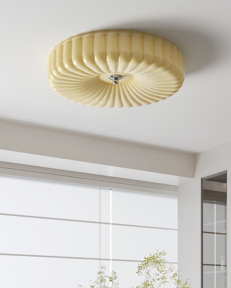 Lyvelus Plafonnier Verre Ondulé Art Nordique - Neutralighting