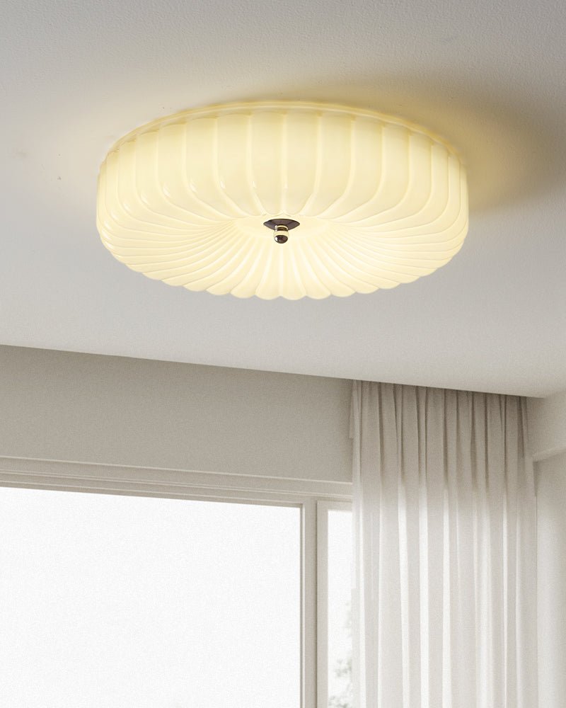 Lyvelus Plafonnier Verre Ondulé Art Nordique - Neutralighting
