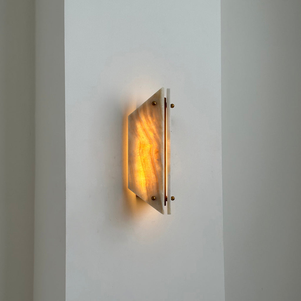 Elaeira Applique Murale Créative En Albâtre - Neutralighting