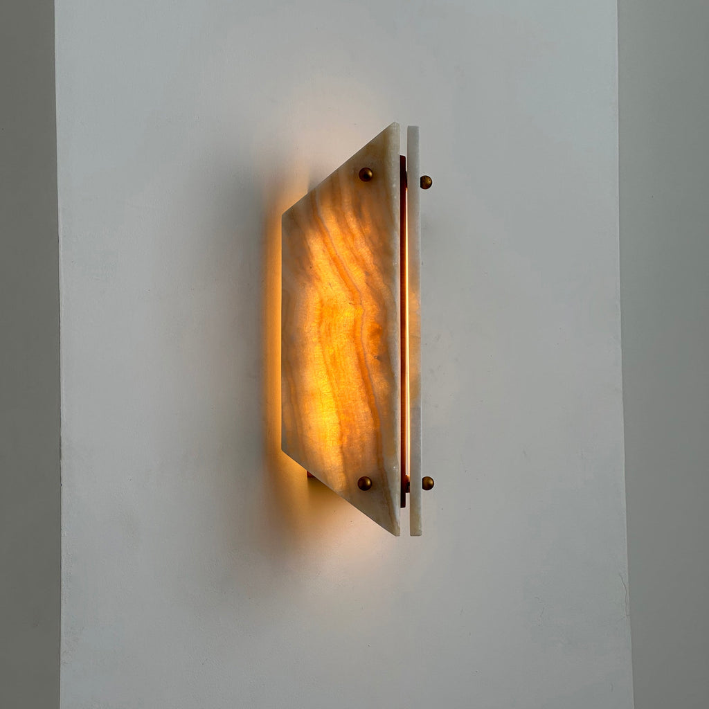 Elaeira Applique Murale Créative En Albâtre - Neutralighting