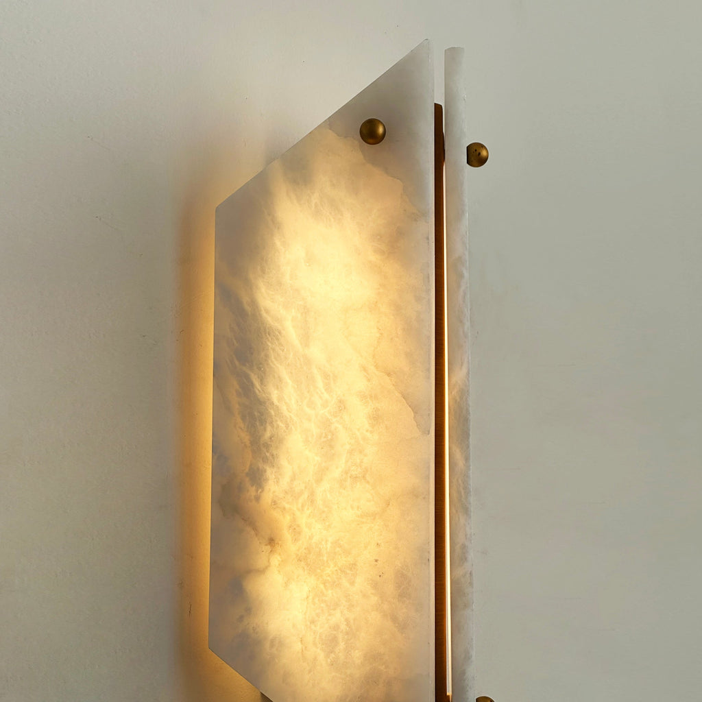 Elaeira Applique Murale Créative En Albâtre - Neutralighting