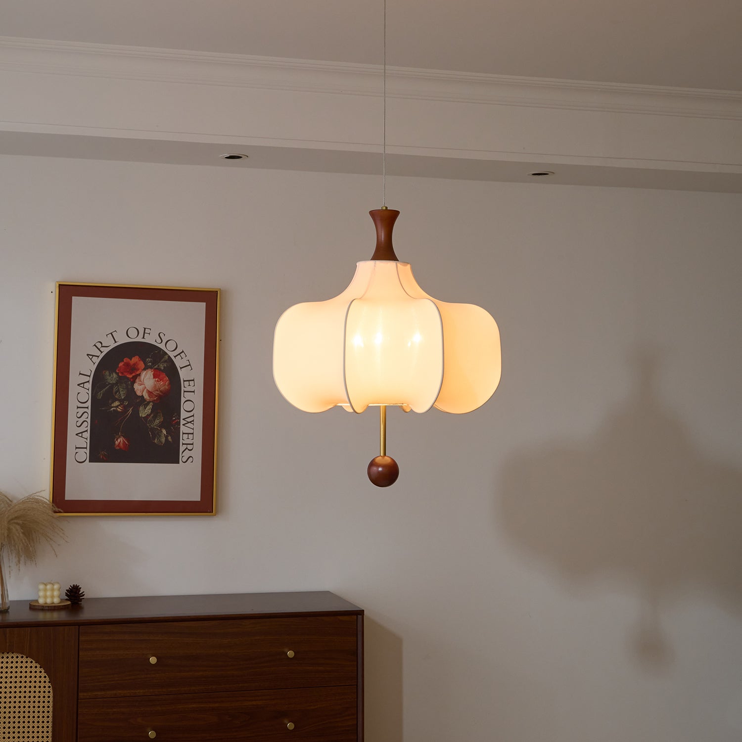 Venoryra Lampe Pendante Cloud Bois Premium Élégance - Neutralighting