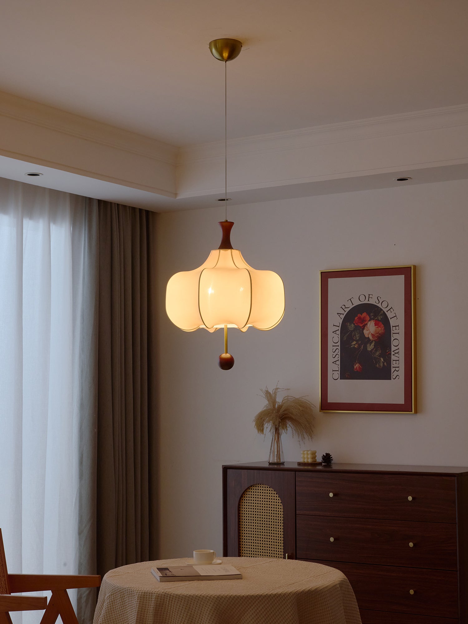 Venoryra Lampe Pendante Cloud Bois Premium Élégance - Neutralighting