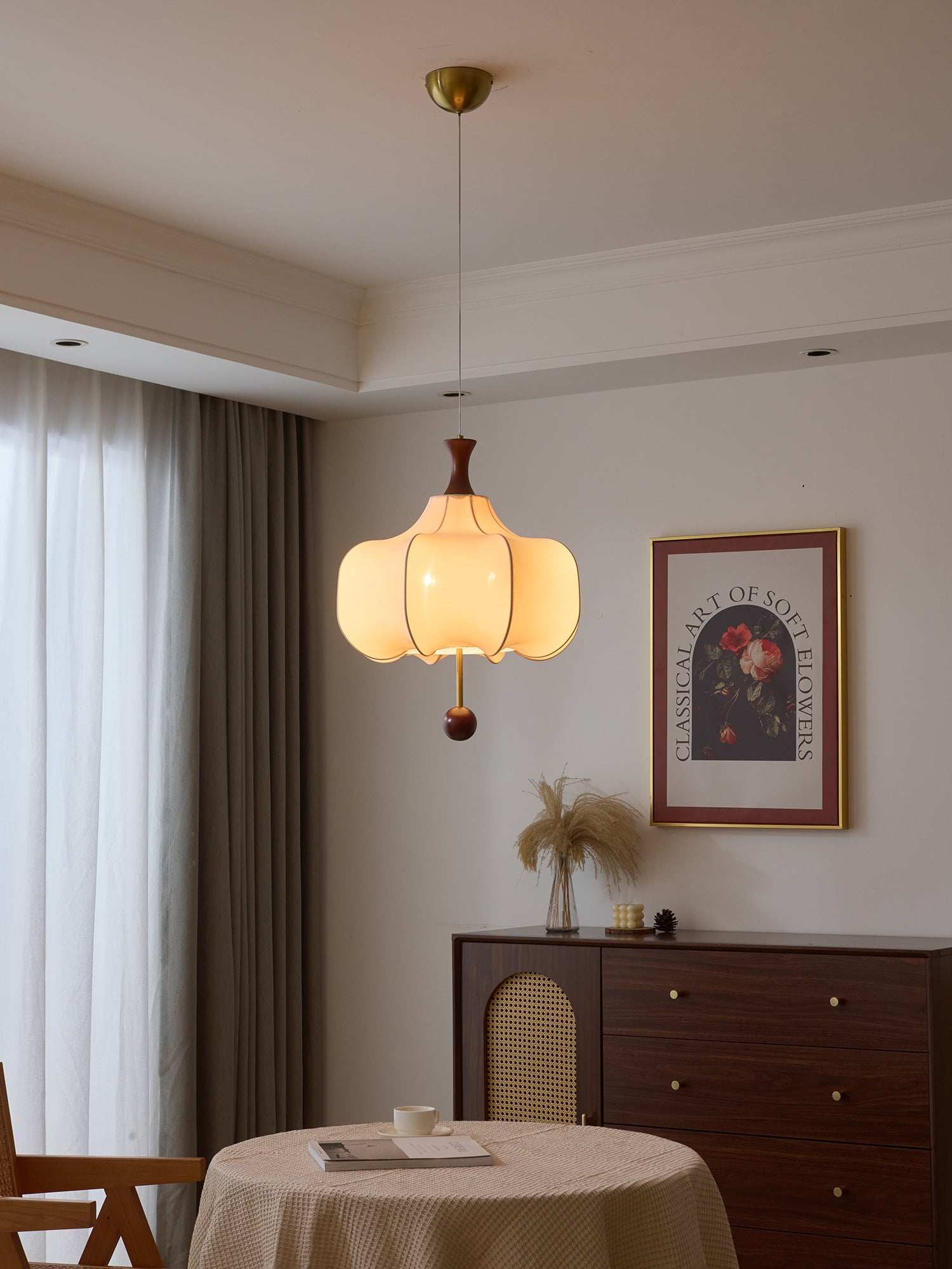Venoryra Lampe Pendante Cloud Bois Premium Élégance - Neutralighting