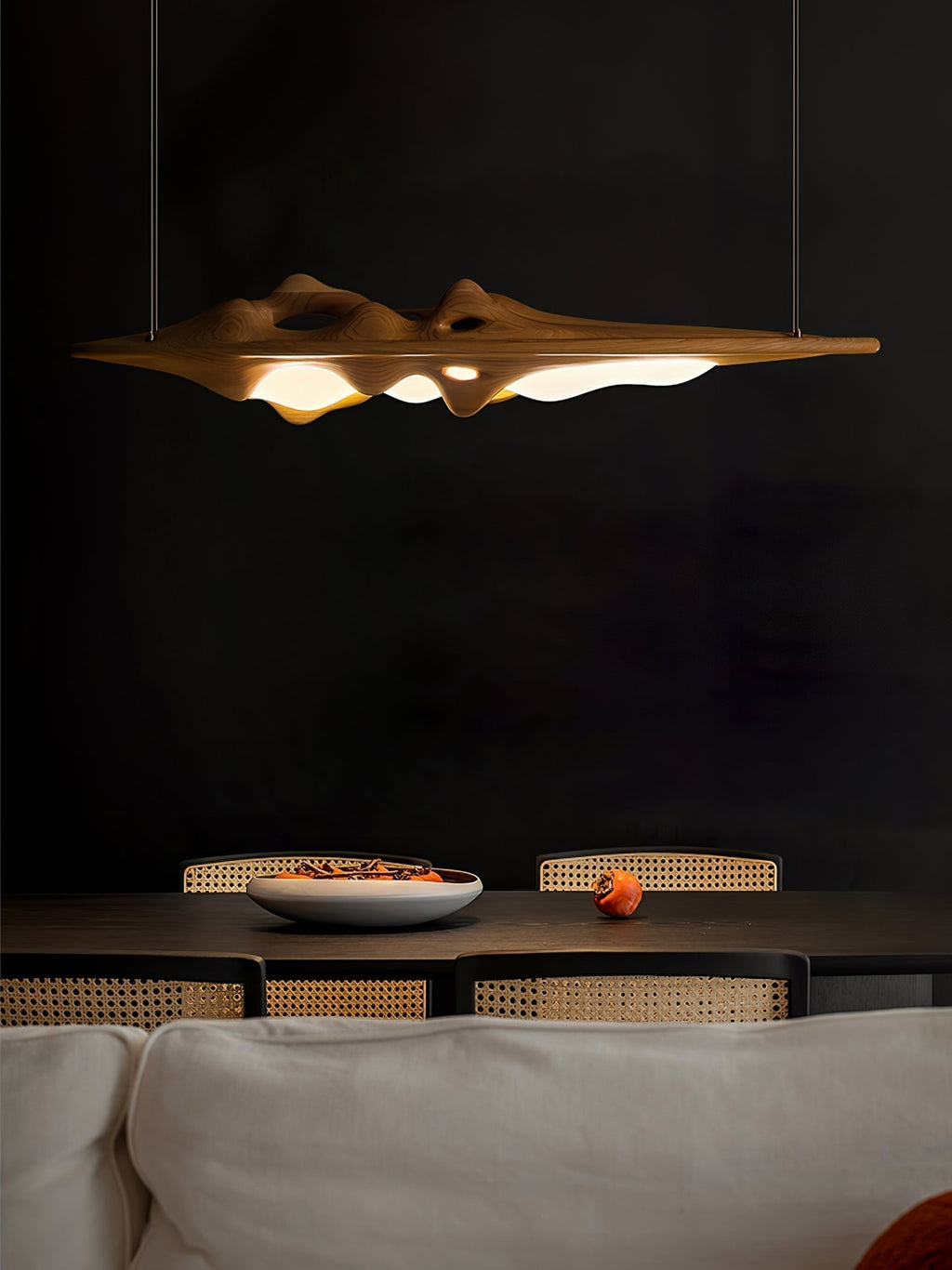 Ulsorira Lampe Suspendue en Bois Topographique - Neutralighting