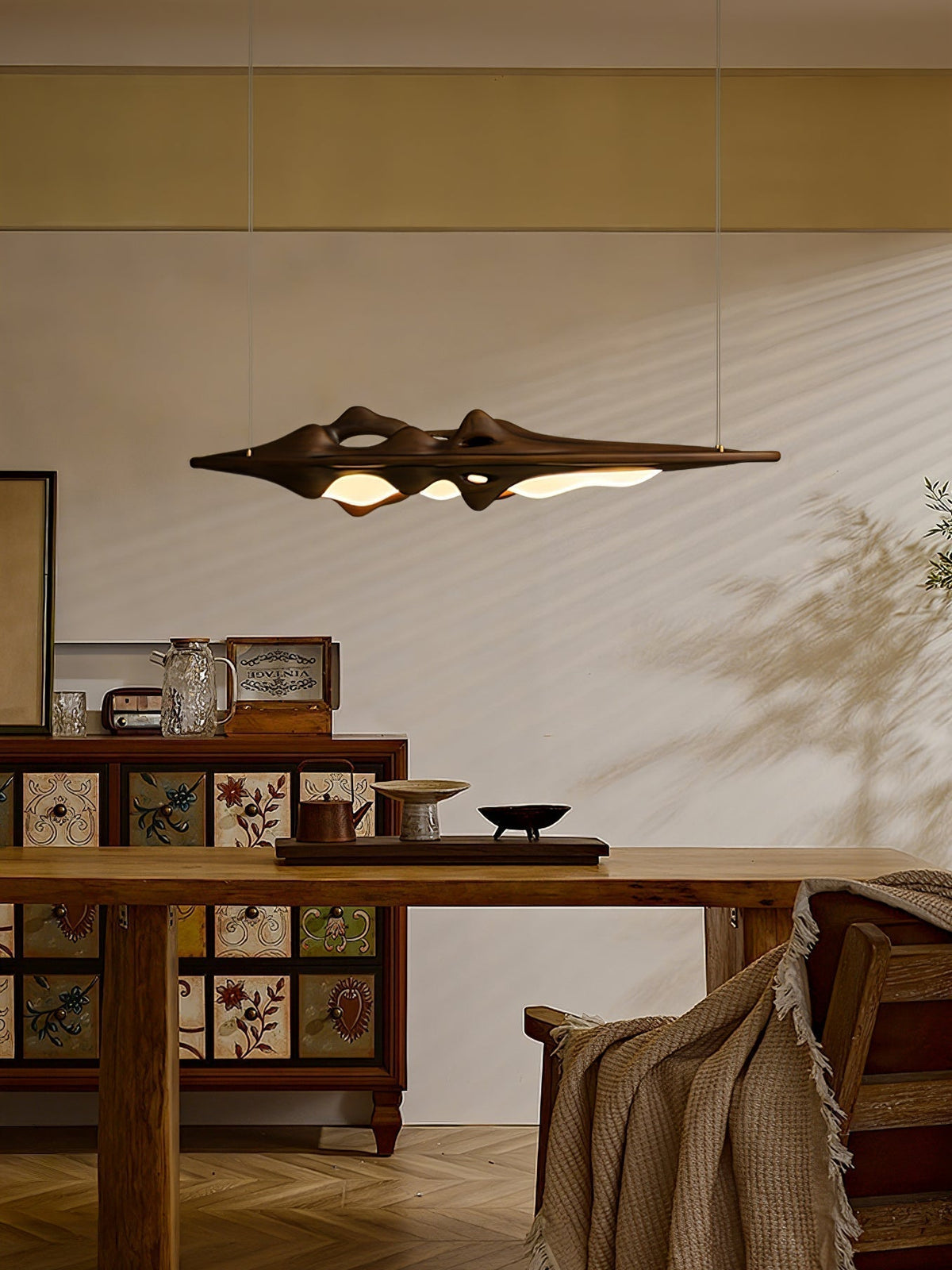 Ulsorira Lampe Suspendue en Bois Topographique - Neutralighting