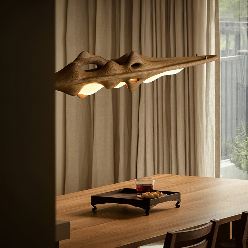 Ulsorira Lampe Suspendue en Bois Topographique - Neutralighting
