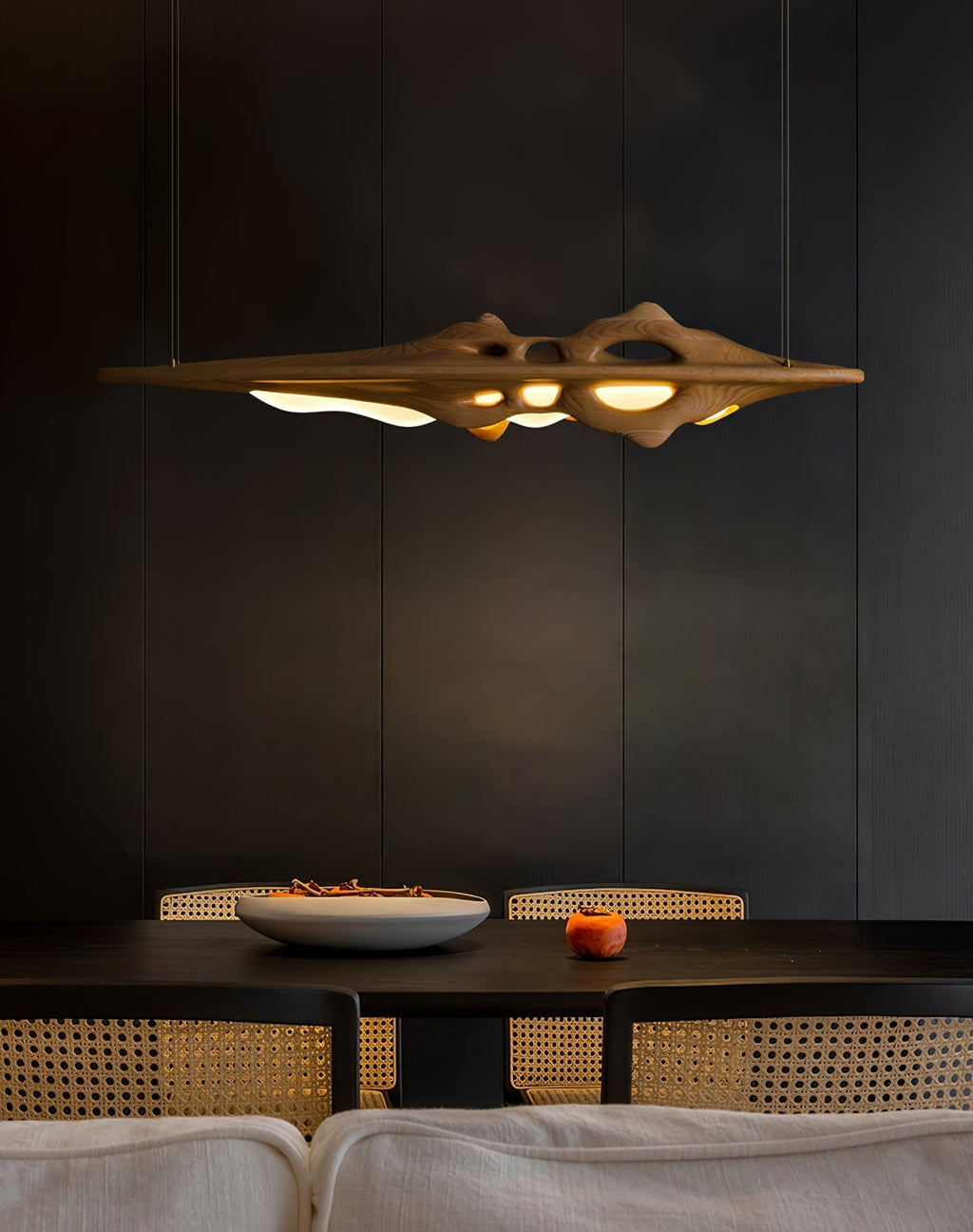 Ulsorira Lampe Suspendue en Bois Topographique - Neutralighting