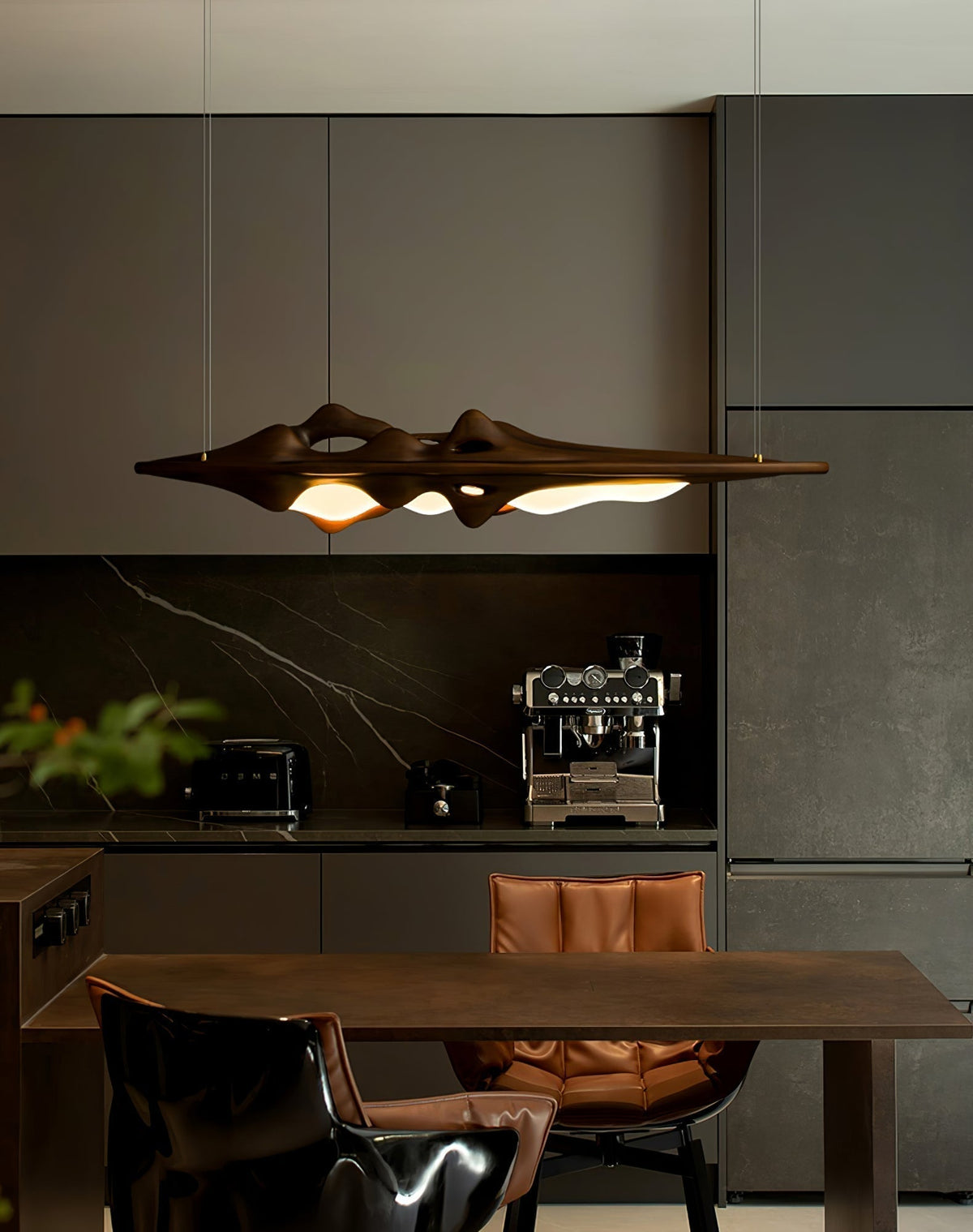 Ulsorira Lampe Suspendue en Bois Topographique - Neutralighting