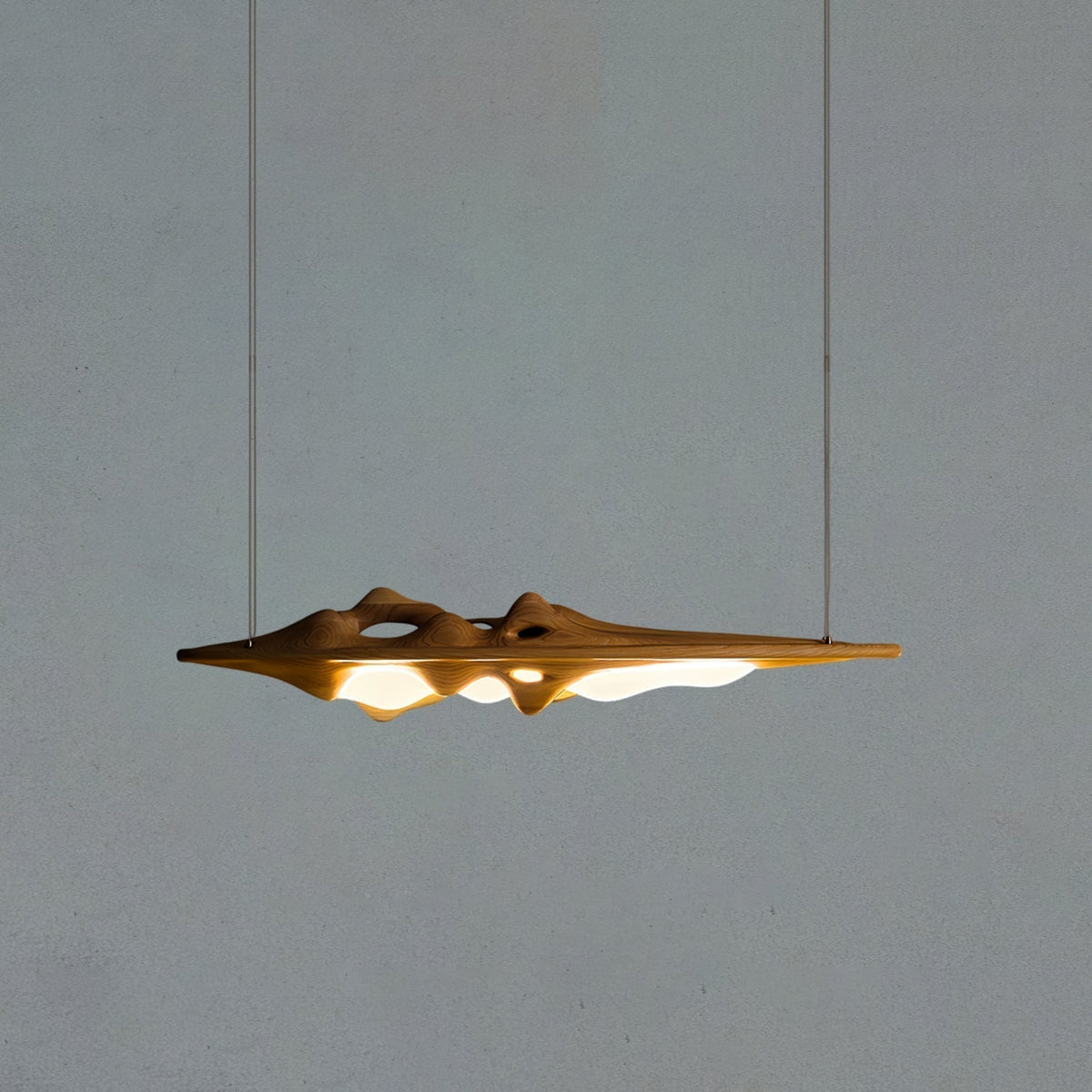 Ulsorira Lampe Suspendue en Bois Topographique - Neutralighting