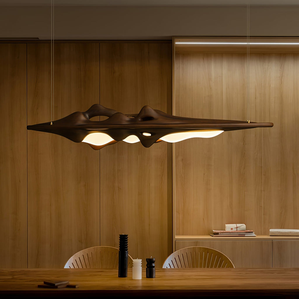 Ulsorira Lampe Suspendue en Bois Topographique - Neutralighting