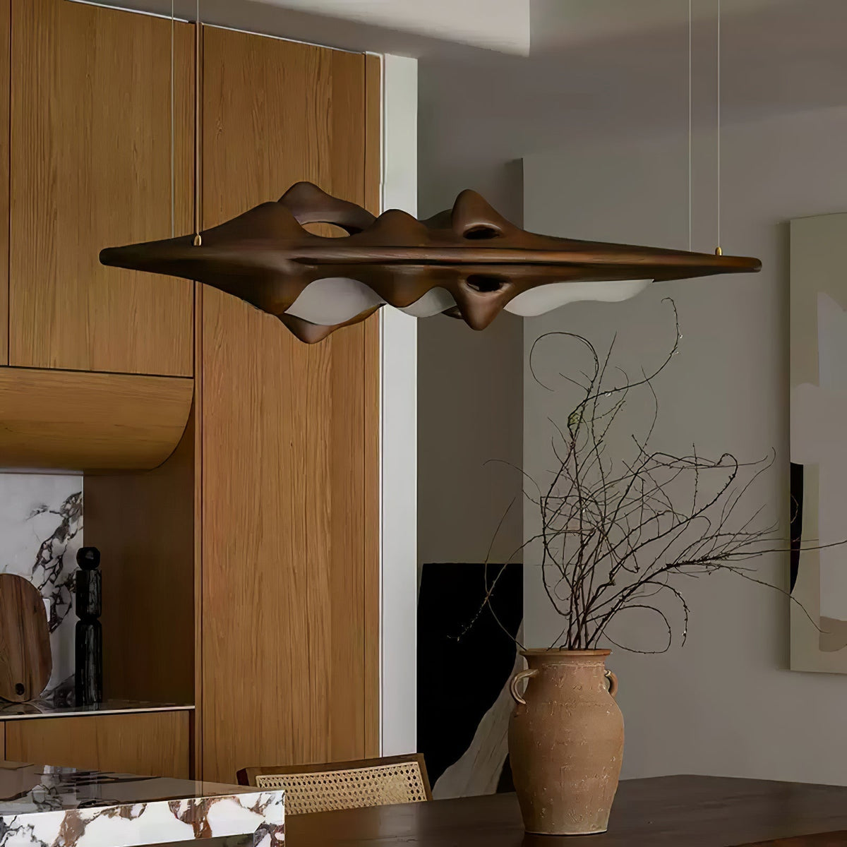 Ulsorira Lampe Suspendue en Bois Topographique - Neutralighting
