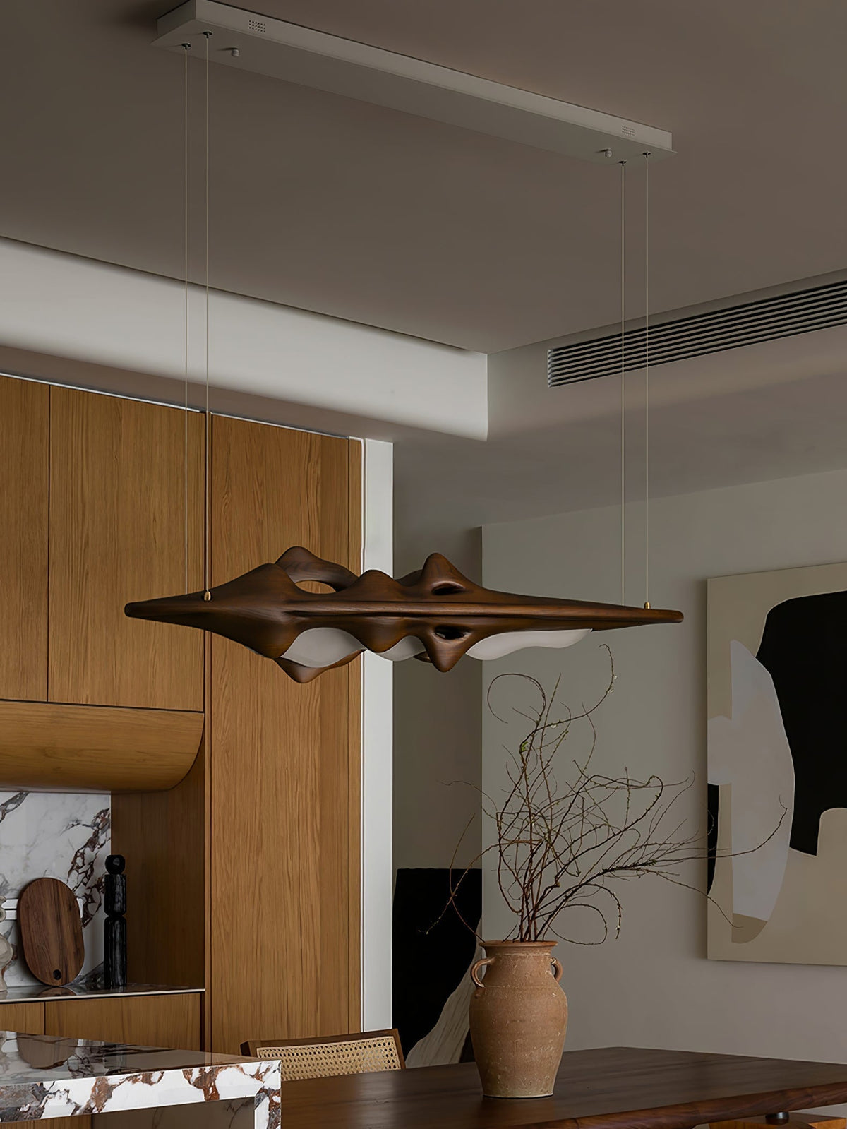Ulsorira Lampe Suspendue en Bois Topographique - Neutralighting