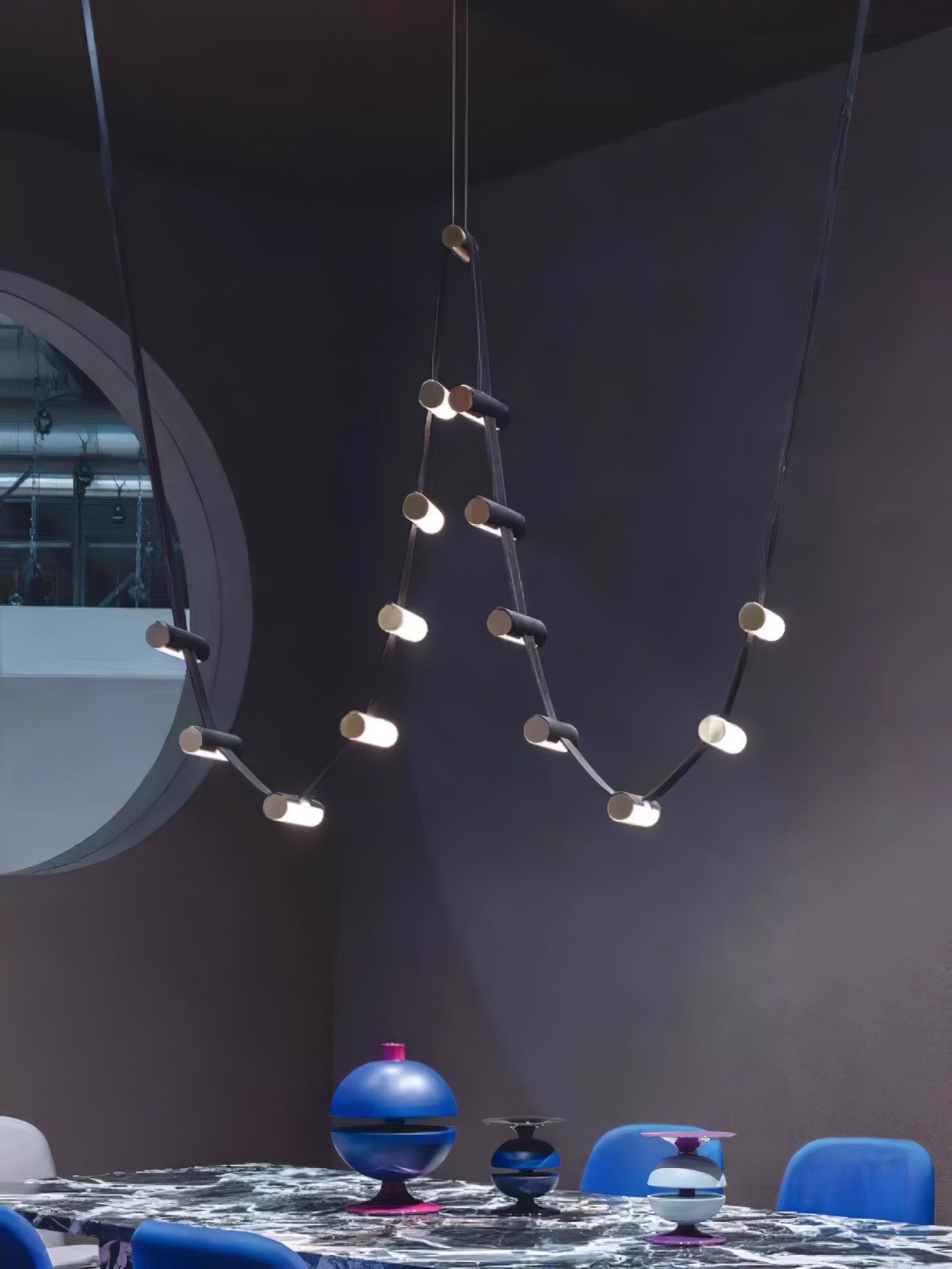 Flexura Lampe Pendante Métal Moderne Sur Rail - Neutralighting