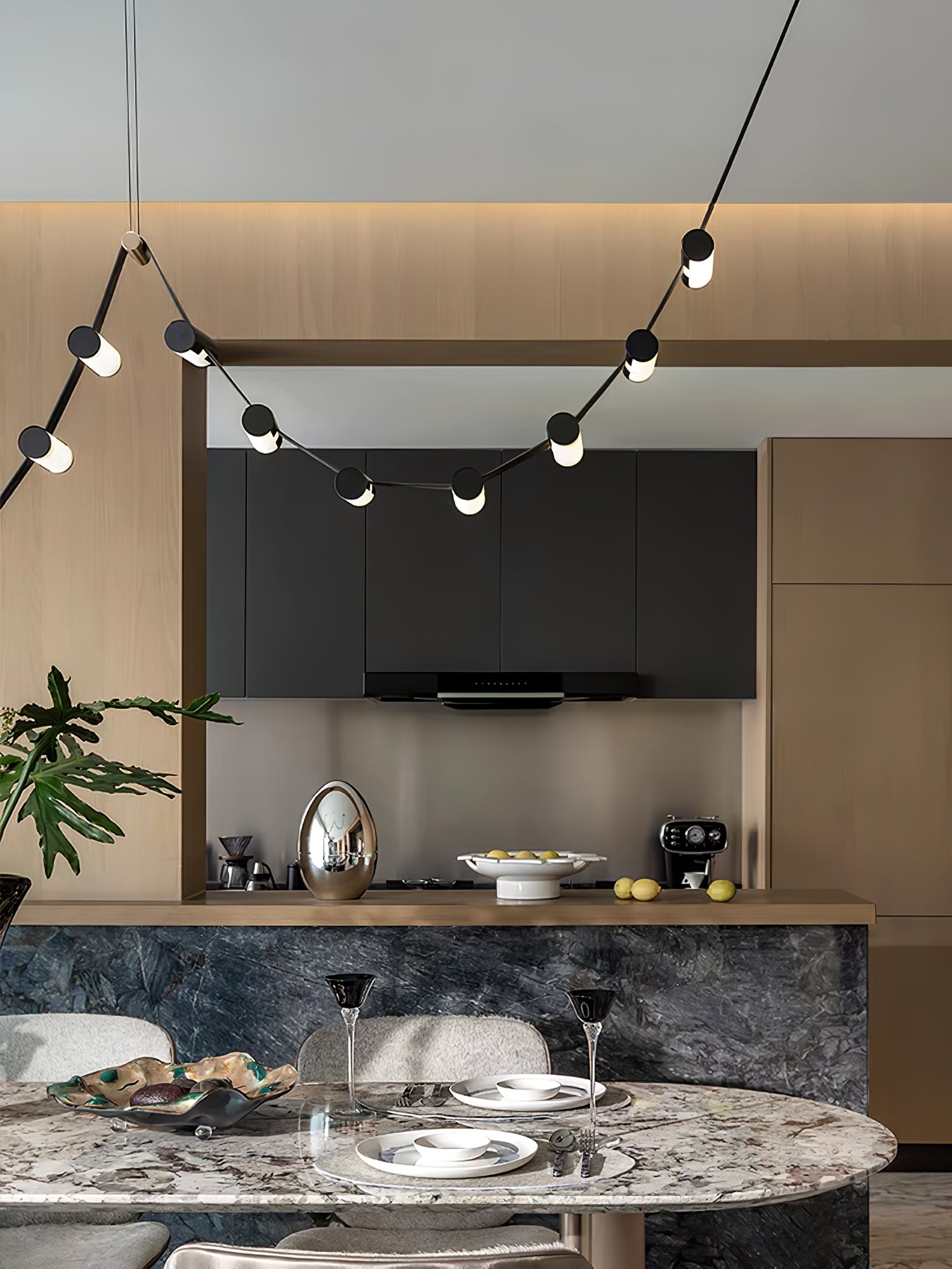 Flexura Lampe Pendante Métal Moderne Sur Rail - Neutralighting