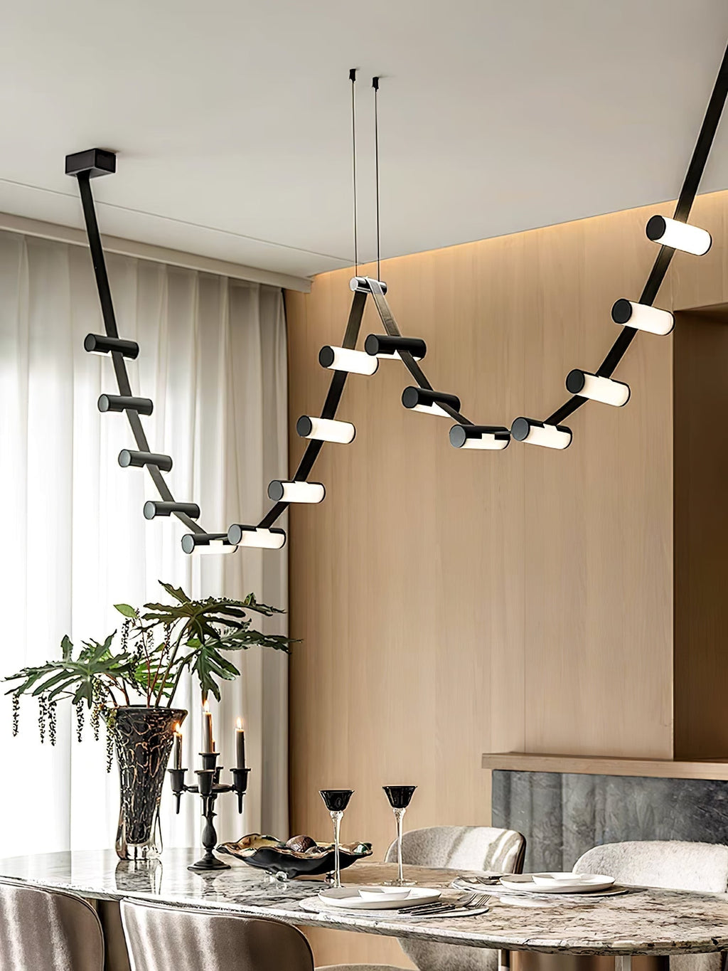 Flexura Lampe Pendante Métal Moderne Sur Rail - Neutralighting