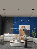 Flexura Lampe Pendante Métal Moderne Sur Rail - Neutralighting